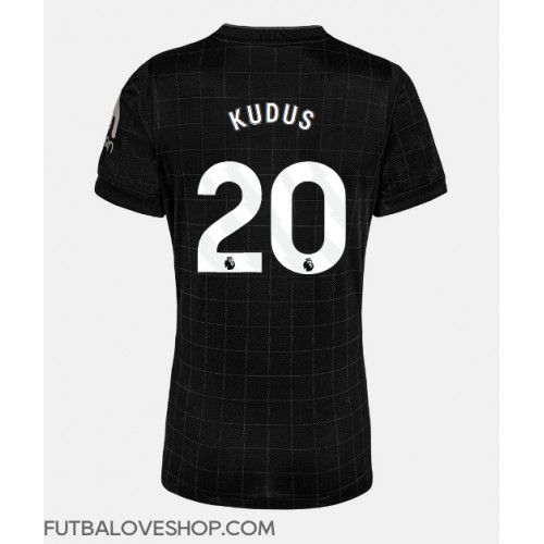 Dres Tottenham Hotspur Mohammed Kudus #20 Preč pre Ženy 2025-26 Krátky Rukáv